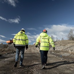 Thor Guttormsen, prosjektingeniør hos Norgips og Haakon Kravik, BIM-koordinator hos Betonmast Boligbygg